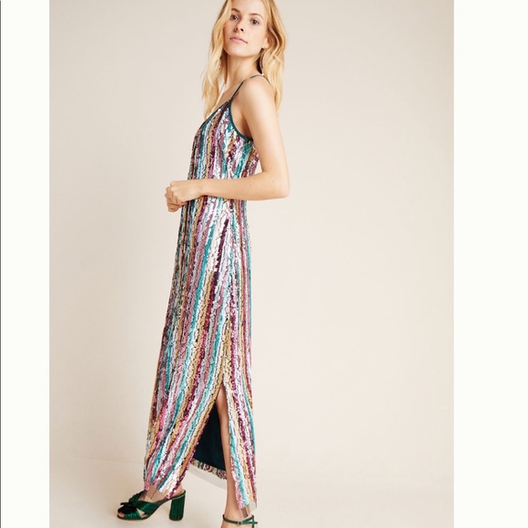Anthropologie Dresses & Skirts - NWT Anthro Eva Franco Sequined Slip Dress - US 8